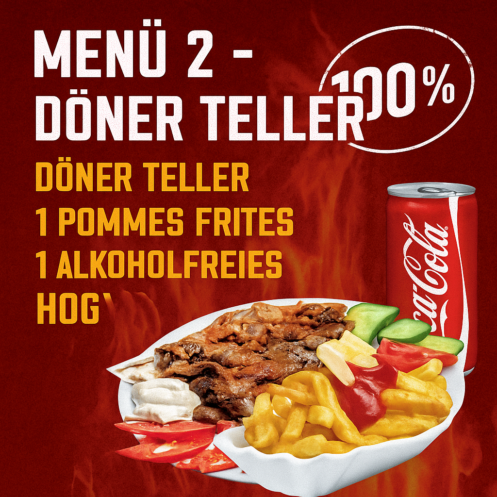 Menü 2 - Döner Teller